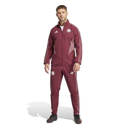 Футболни тренировъчни якета Adidas Bayern Anthem Jacket 2023 2024 Adults Adidas Bayern Anthem Jacket 2023 2024 Adults Футболни тренировъчни якета