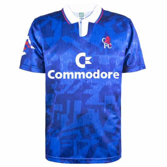 Домакинска Футболна Фланелка Score Draw Chelsea Retro Home Shirt 1992 Adults  Футболни тренировъчни горнища
