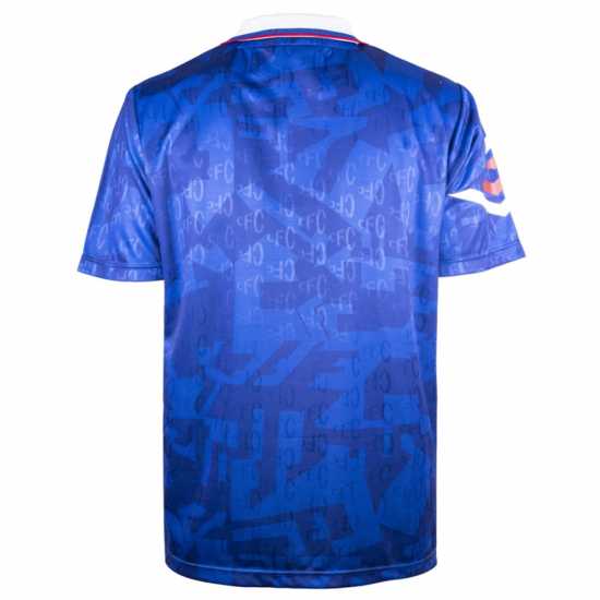 Домакинска Футболна Фланелка Score Draw Chelsea Retro Home Shirt 1992 Adults  Футболни тренировъчни горнища