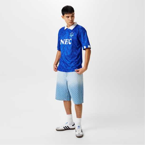 Футболни тренировъчни горнища Домакинска Футболна Фланелка Score Draw Everton Fc Home Shirt 1990 Mens Домакинска Футболна Фланелка Score Draw Everton Fc Home Shirt 1990 Mens Футболни тренировъчни горнища