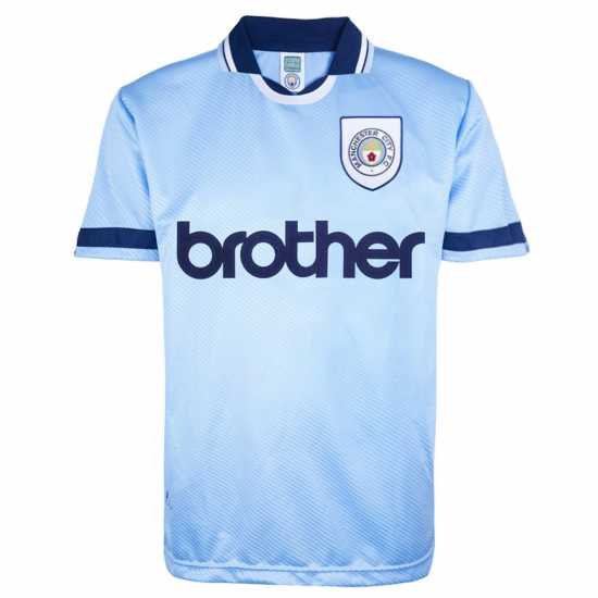 Домакинска Футболна Фланелка Manchester City Home Shirt 1994 Mens  Футболни тренировъчни горнища