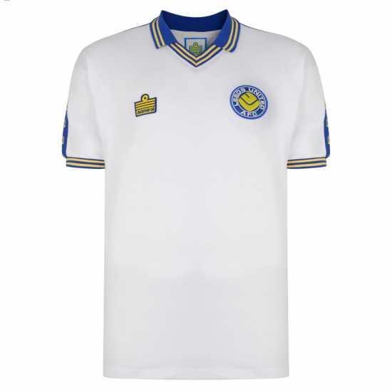 Домакинска Футболна Фланелка Leeds United Retro Home Shirt 1978 Mens Домакинска Футболна Фланелка Leeds United Retro Home Shirt 1978 Mens