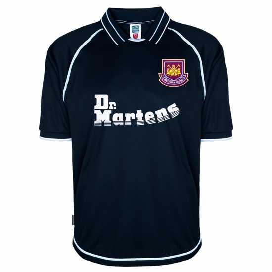 Футболни тренировъчни горнища Score Draw West Ham United Retro Away Shirt 2000 Adults Score Draw West Ham United Retro Away Shirt 2000 Adults Футболни тренировъчни горнища