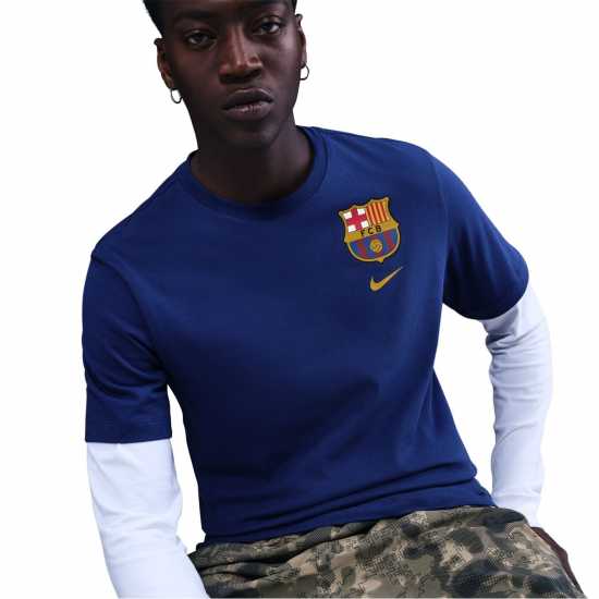 Всекидневно футболно облекло Nike Barcelona T-Shirt Adults Nike Barcelona T-Shirt Adults Всекидневно футболно облекло