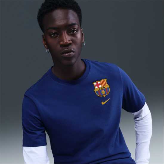 Всекидневно футболно облекло Nike Barcelona T-Shirt Adults Nike Barcelona T-Shirt Adults Всекидневно футболно облекло