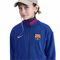 Nike Детско Яке Barcelona Home Anthem Jacket Juniors  Футболни тренировъчни якета