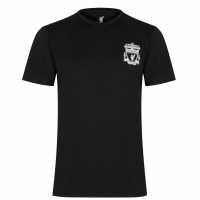Team Тениска Lfc Polyester T Shirt Black Мъжки ризи