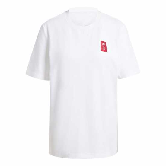 Adidas Ajax Amsterdam Cycling Graphic T-Shirt Adults Adidas Ajax Amsterdam Cycling Graphic T-Shirt Adults