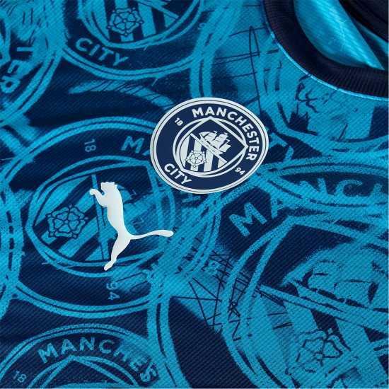 Puma Men's Manchester City Short Sleeve Licensed T-Shirt  