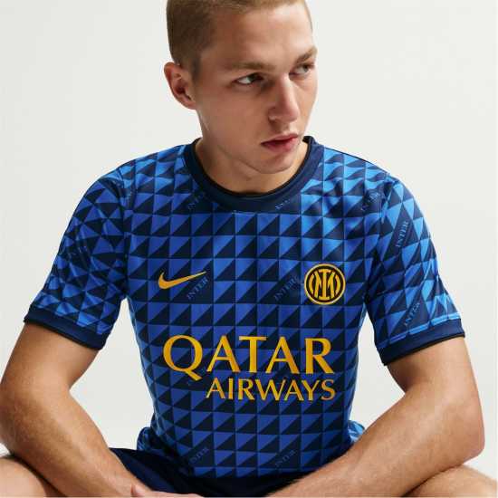 Nike Inter Milan Pre Match Shirt 2026/27 Mens Nike Inter Milan Pre Match Shirt 2026/27 Mens