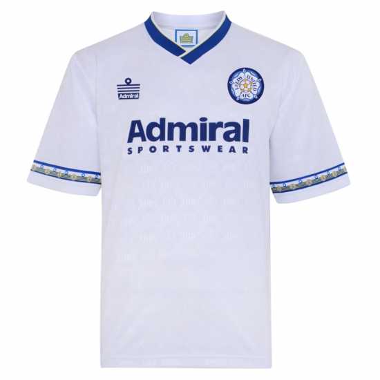 Домакинска Футболна Фланелка Leeds United Retro Home Shirt 1993 Mens  