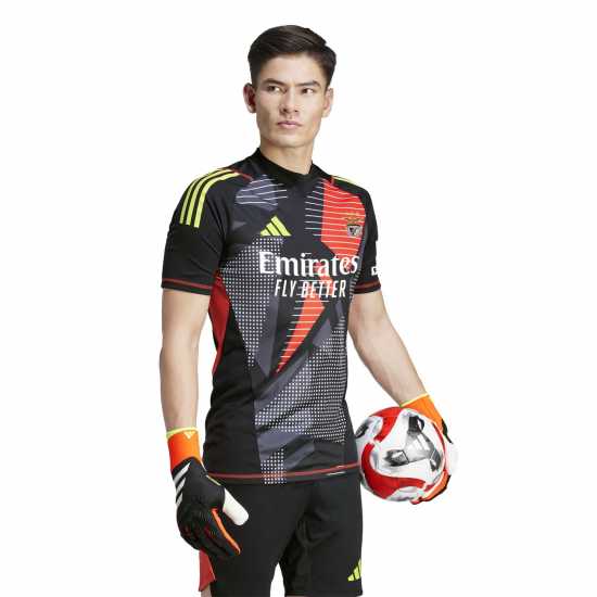 Всекидневно футболно облекло Adidas Benfica Short Sleeve Goalkeeper Shirt 2024 2025 Adults Adidas Benfica Short Sleeve Goalkeeper Shirt 2024 2025 Adults Всекидневно футболно облекло