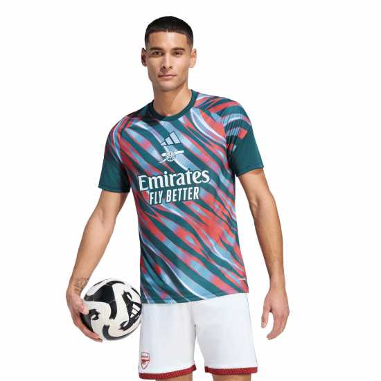Adidas Мъжка Риза Arsenal 2026 2027 Pre Match Shirt Mens Adidas Мъжка Риза Arsenal 2026 2027 Pre Match Shirt Mens