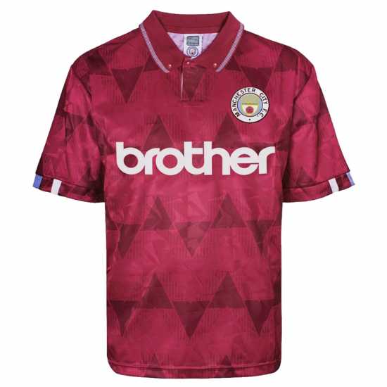 Score Draw Manchester City Retro Away Shirt 89 Mens  Футболни тренировъчни горнища