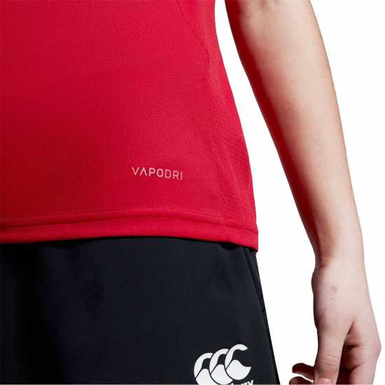 Детска Блуза С Яка Canterbury Club Dry Polo Shirt Juniors Червено Детски тениски и фланелки