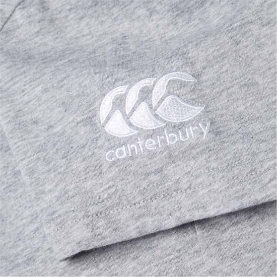 Детски тениски и фланелки Canterbury Club Plain T-Shirt Juniors Сиво Canterbury Club Plain T-Shirt Juniors Сиво Детски тениски и фланелки