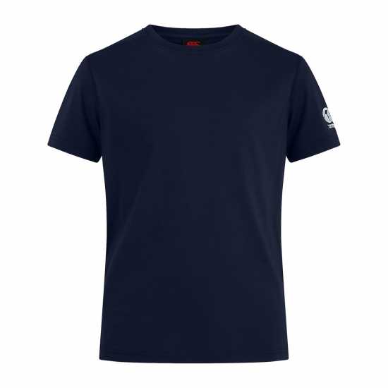 Canterbury Club Plain Short-Sleeve Performance T-Shirt Navy 