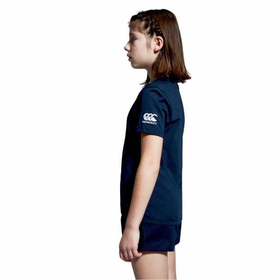 Canterbury Club Plain Short-Sleeve Performance T-Shirt Navy 