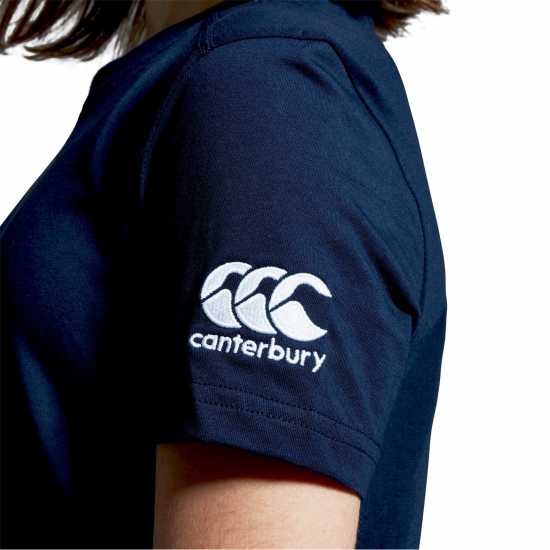 Canterbury Club Plain Short-Sleeve Performance T-Shirt Navy 