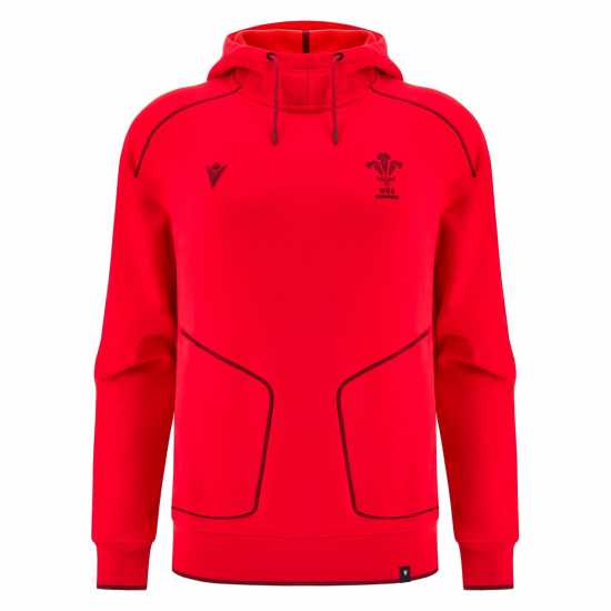 Macron Wales Travel Hoodie 2025 Adults Macron Wales Travel Hoodie 2025 Adults