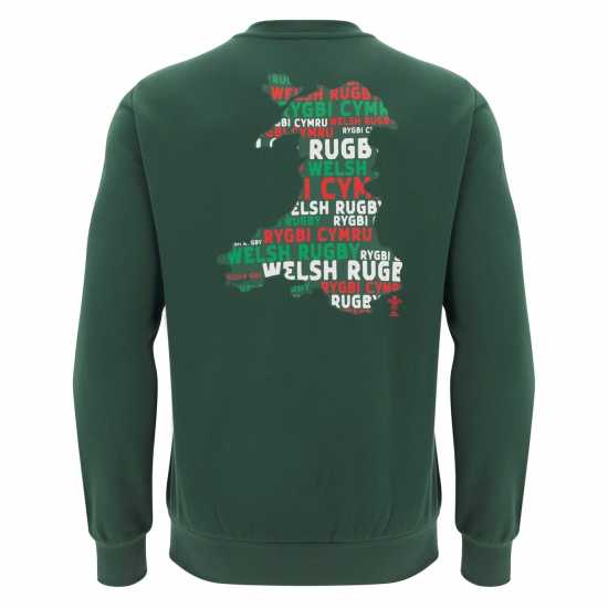 Macron Wales Rugby Sweatshirt 2025 Adults Macron Wales Rugby Sweatshirt 2025 Adults