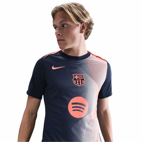 Всекидневно футболно облекло Nike Barcelona Third Pre Match Shirt 2025 2026 Mens Nike Barcelona Third Pre Match Shirt 2025 2026 Mens Всекидневно футболно облекло