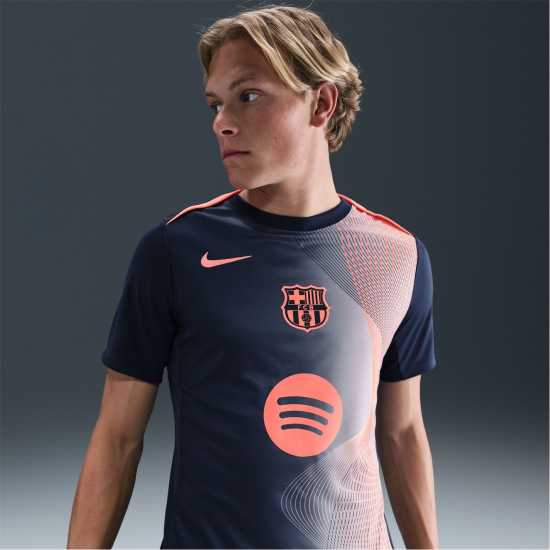 Всекидневно футболно облекло Nike Barcelona Third Pre Match Shirt 2025 2026 Mens Nike Barcelona Third Pre Match Shirt 2025 2026 Mens Всекидневно футболно облекло