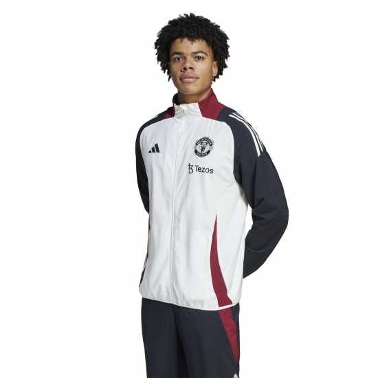 Adidas Manchester United Anthem Jacket 2025 Adults  Футболни тренировъчни горнища