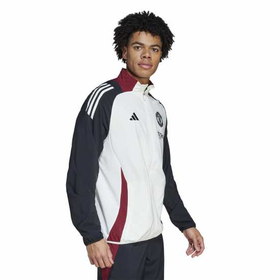 Adidas Manchester United Anthem Jacket 2025 Adults  Футболни тренировъчни горнища