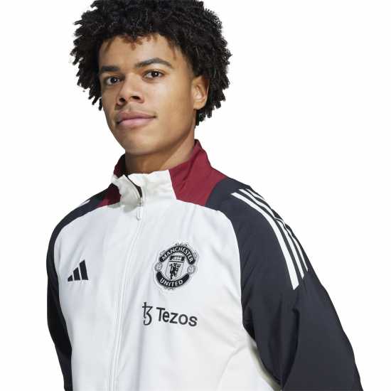 Adidas Manchester United Anthem Jacket 2025 Adults  Футболни тренировъчни горнища