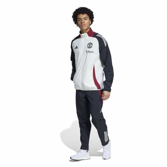 Adidas Manchester United Anthem Jacket 2025 Adults  Футболни тренировъчни горнища
