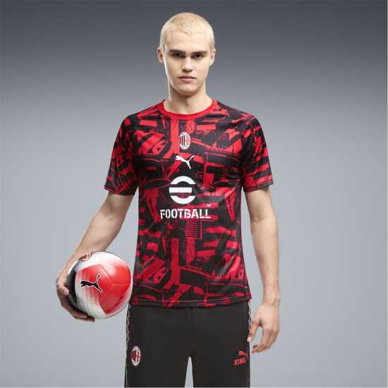 Puma Ac Milan Pre Match Shirt 2026/27 Mens Puma Ac Milan Pre Match Shirt 2026/27 Mens