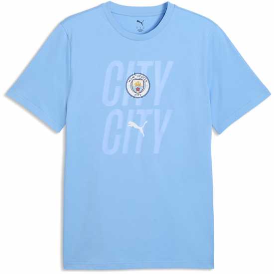 Puma Мъжка Риза Manchester City Culture T-Shirt Mens Puma Мъжка Риза Manchester City Culture T-Shirt Mens