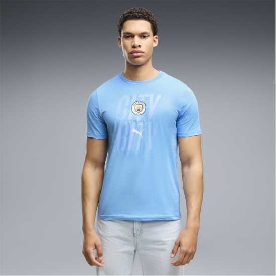 Puma Мъжка Риза Manchester City Culture T-Shirt Mens Puma Мъжка Риза Manchester City Culture T-Shirt Mens