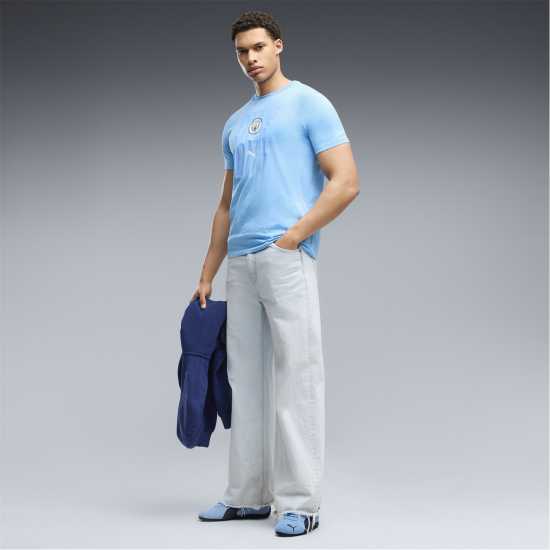 Puma Мъжка Риза Manchester City Culture T-Shirt Mens Puma Мъжка Риза Manchester City Culture T-Shirt Mens