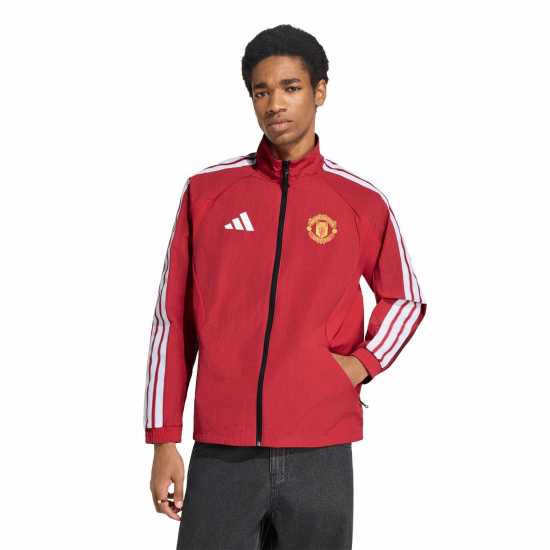 Adidas Manchester United Pre Match Jacket 2026/27 Mens Adidas Manchester United Pre Match Jacket 2026/27 Mens