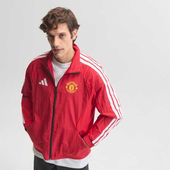 Adidas Manchester United Pre Match Jacket 2026/27 Mens Adidas Manchester United Pre Match Jacket 2026/27 Mens