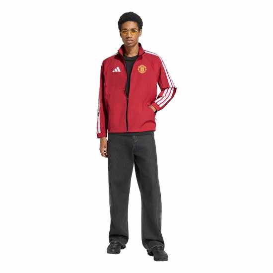 Adidas Manchester United Pre Match Jacket 2026/27 Mens Adidas Manchester United Pre Match Jacket 2026/27 Mens