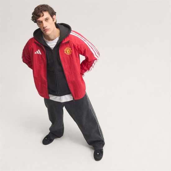 Adidas Manchester United Pre Match Jacket 2026/27 Mens Adidas Manchester United Pre Match Jacket 2026/27 Mens