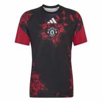 Adidas Manchester United Pre Match Shirt 2026/27 Mens Adidas Manchester United Pre Match Shirt 2026/27 Mens