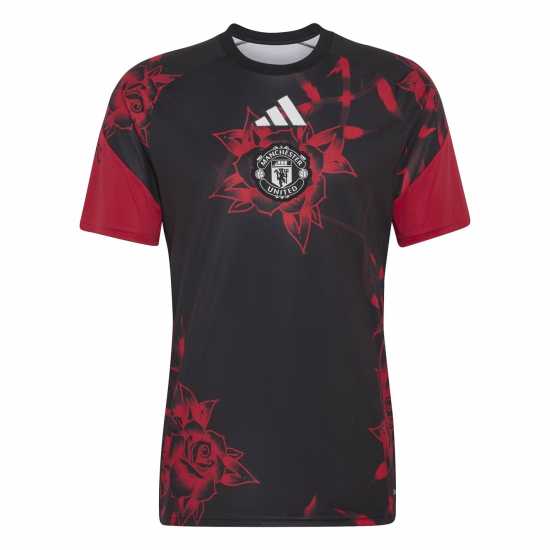 Adidas Manchester United Pre Match Shirt 2026/27 Mens Adidas Manchester United Pre Match Shirt 2026/27 Mens