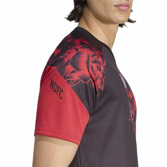 Adidas Manchester United Pre Match Shirt 2026/27 Mens Adidas Manchester United Pre Match Shirt 2026/27 Mens