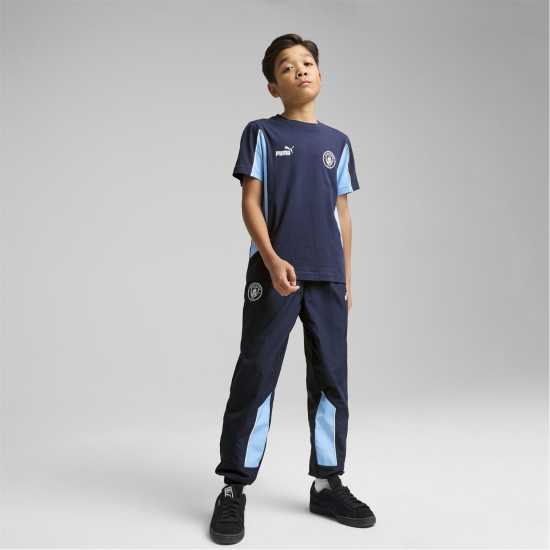 Puma Manchester City Football Archive T-Shirt Juniors  Детски тениски и фланелки