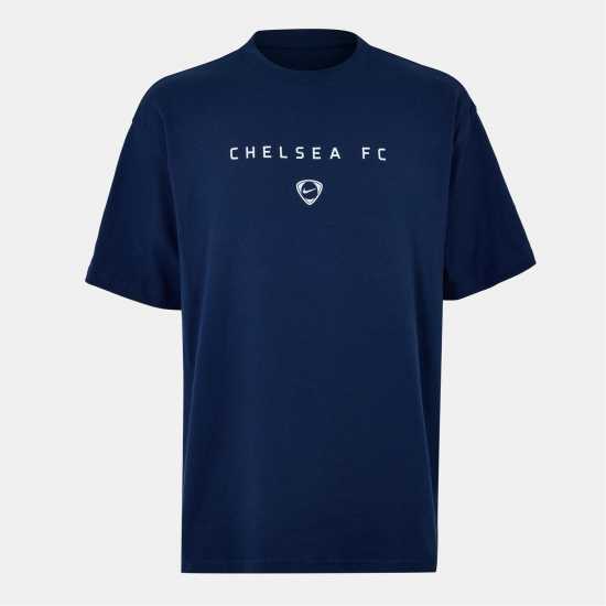 Nike Мъжка Риза Chelsea T90 Wordmark T-Shirt Mens  Всекидневно футболно облекло