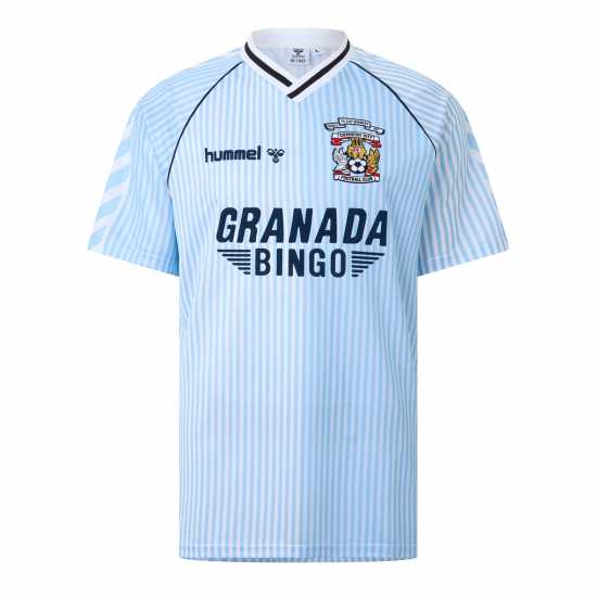 Hummel Mens Coventry City Licensed Retro Football Shirt 1987 Hummel Mens Coventry City Licensed Retro Football Shirt 1987