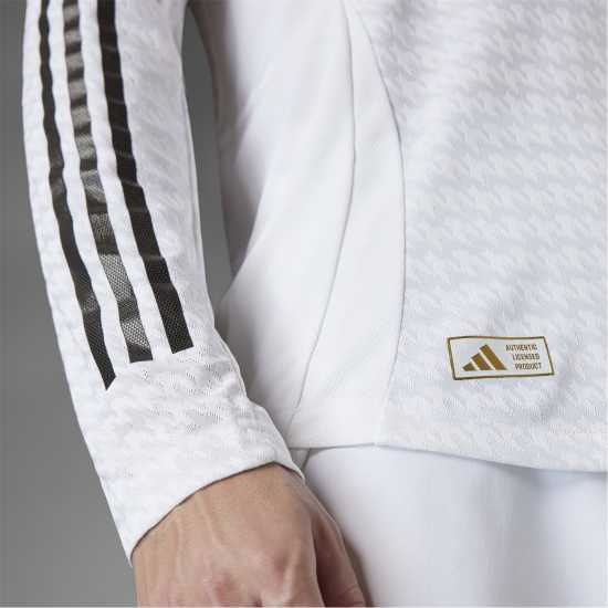 Adidas Домакинска Футболна Фланелка Mens  Real Madrid Authentic Long-Sleeve Home Shirt 24/25  