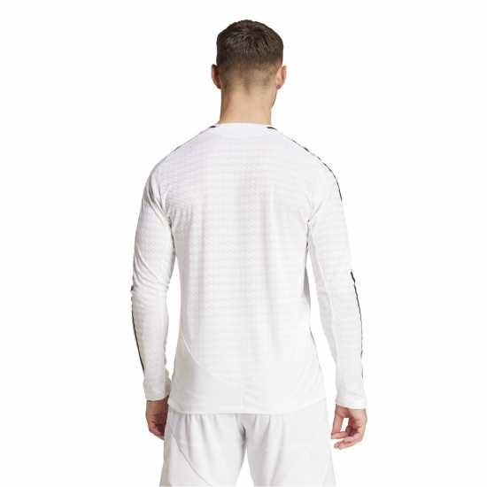 Adidas Домакинска Футболна Фланелка Mens  Real Madrid Authentic Long-Sleeve Home Shirt 24/25  