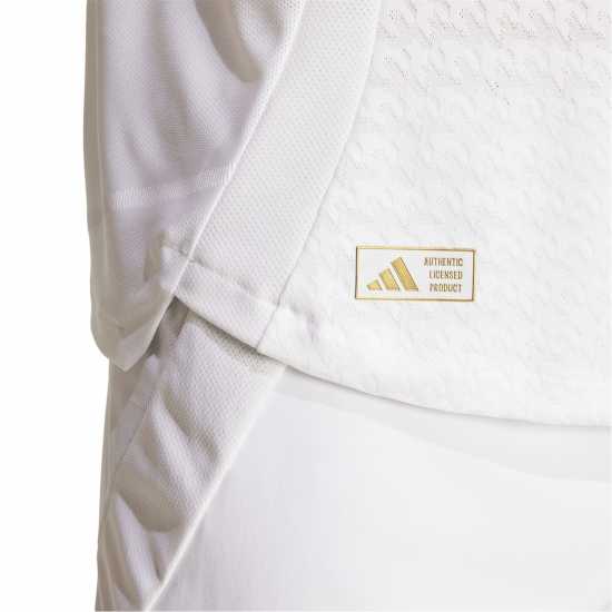 Adidas Домакинска Футболна Фланелка Mens  Real Madrid Authentic Long-Sleeve Home Shirt 24/25  