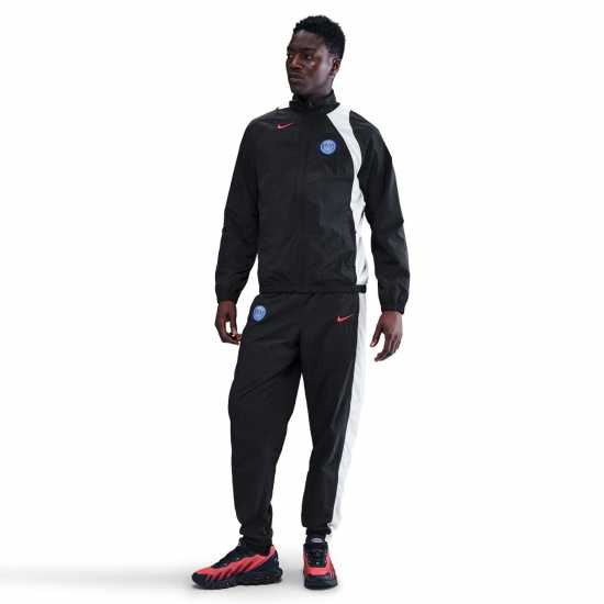 Футболни тренировъчни якета Nike Мъжко Спортно Горнище Psg T90 Tracksuit Jacket Mens Nike Мъжко Спортно Горнище Psg T90 Tracksuit Jacket Mens Футболни тренировъчни якета