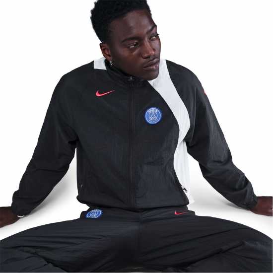 Футболни тренировъчни якета Nike Мъжко Спортно Горнище Psg T90 Tracksuit Jacket Mens Nike Мъжко Спортно Горнище Psg T90 Tracksuit Jacket Mens Футболни тренировъчни якета